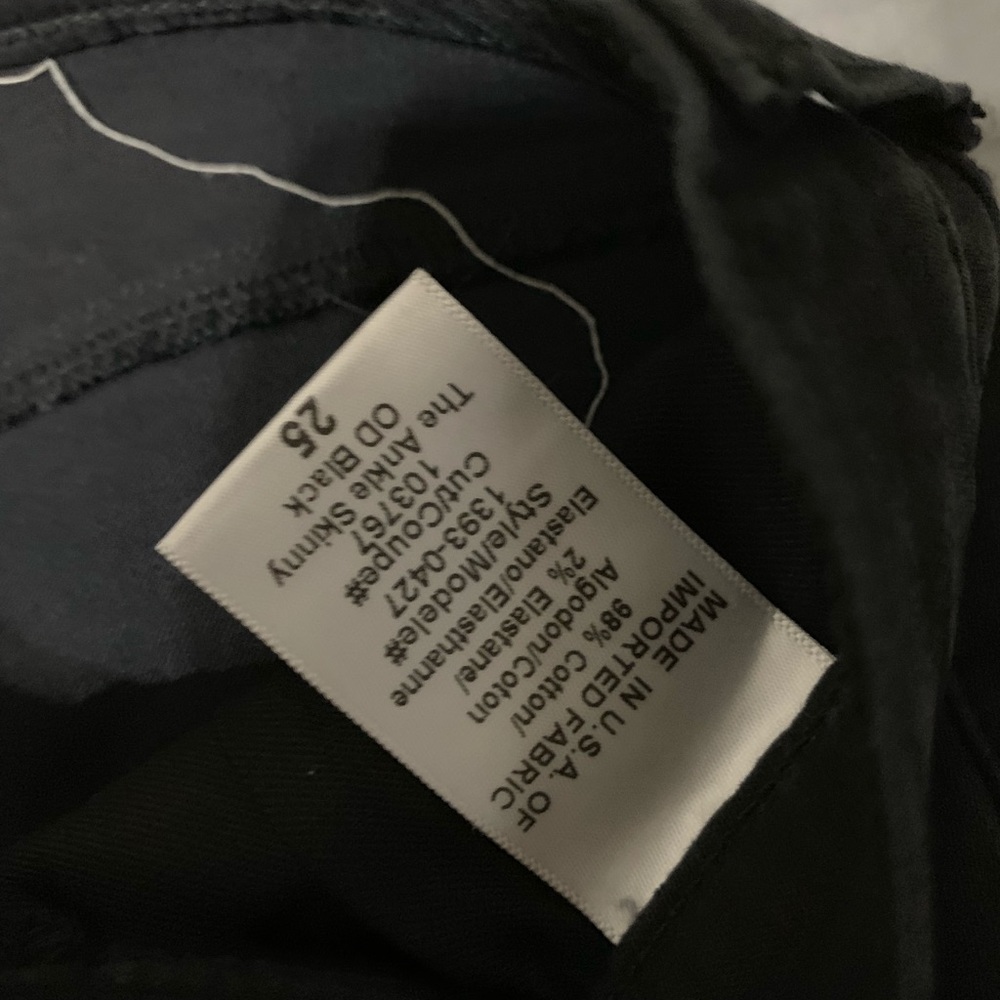 CURRENT ELLIOTT SLIM SKINNY ANKLE JEANS 24 25 - Picture 6 of 8